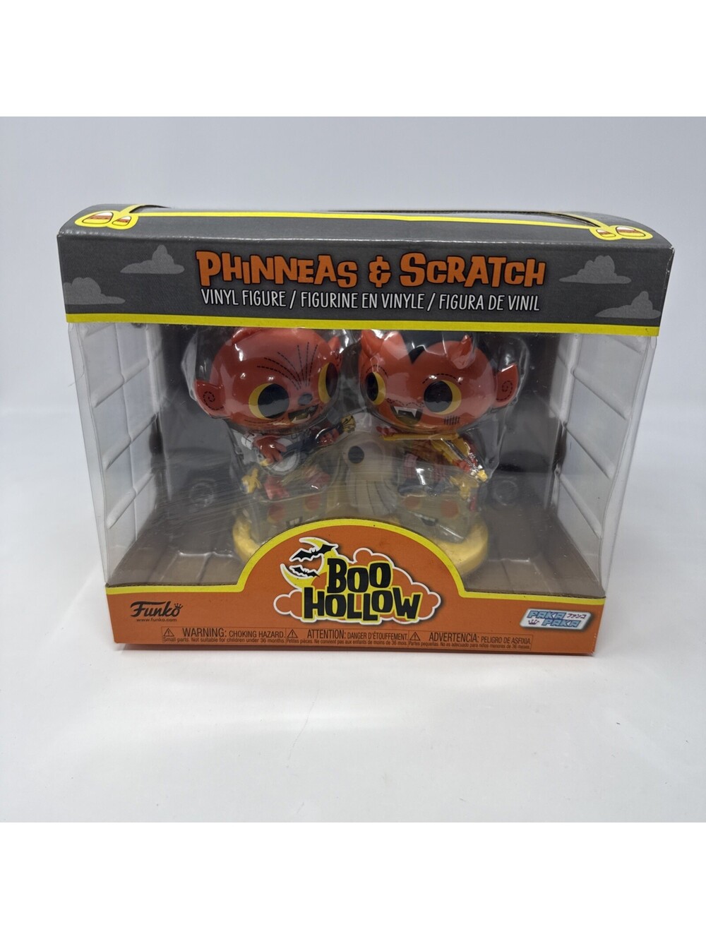 Funko Boo Hollow Phinneas and Scratch Vinyl Figure NIB Halloween